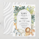 Search for modern safari baby shower invitations Gender neutral