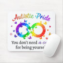 Search for diverse kids mousepads Autism awareness