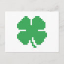 Search for a four leaf clover postcards Shamrock