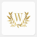 Search for gold script monogram wedding stickers Typography