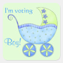 Search for baby reveal party stickers Its a boy