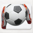 Search for three objects mousepads Close up