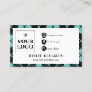 Search for plaid business cards Simple