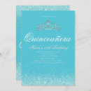 Search for aqua quinceanera invitations Teal