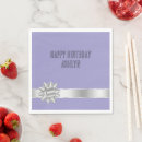 Search for silver and purple napkins Lilac