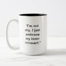 Search for introverting mugs Introverted