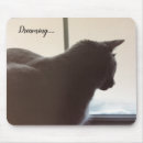 Search for gray cat mousepads Kitty