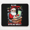 Search for funny spreadsheet mousepads Oh this