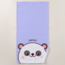 Search for panda beach towels Kawaii
