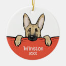 Search for shepherd christmas tree decorations German shepherd dog