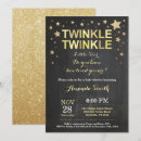 Search for black yellow baby shower invitations Twinkle twinkle little star