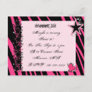Search for zebra print sweet 16 invitations Celebrations