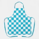 Search for aqua aprons Chequerboard