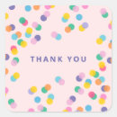 Search for polka dots confetti stickers Thank you