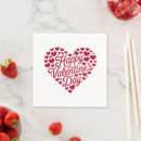 Search for valentines day napkins Heart
