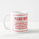 Search for warning text mugs Quote