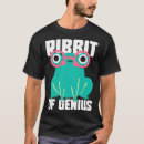 Search for ribbit frog tshirts Toad