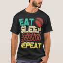 Search for eat sleep cricket tshirts Team