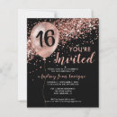 Search for happy 80th birthday invitations Black