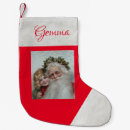 Search for vintage christmas stockings Santa