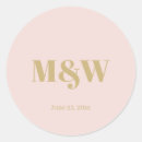 Search for blush and gold wedding stickers Pink