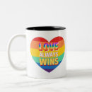 Search for love wins mugs Queer