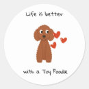 Search for toy poodle stickers Pet