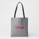Search for black and white pattern bags Houndstooth
