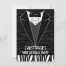 Search for tuxedo party invitations 50th birthday party