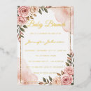 Search for flowers baby boy shower invitations Botanical