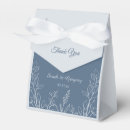 Search for dusty blue wedding favour boxes Bohemian