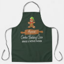 Search for funny christmas aprons Green