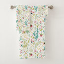 Search for leaf pattern bath towels White