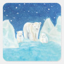 Search for polar bear illustration stickers Snow