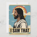 Search for i saw that cards Jesus
