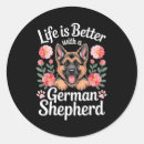 Search for life better stickers Dog
