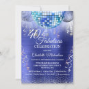 Search for glam 40th birthday invitations Glitter