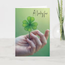 Search for irish good luck cards Green