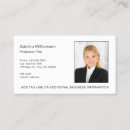 Search for executive business cards Black and white