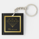 Search for diamonds key rings Gold