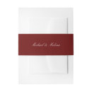 Search for invitation belly bands Watercolor
