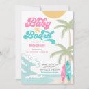 Search for retro surfboard invitations Baby on board