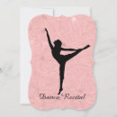 Search for dance recital invitations Pink