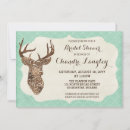 Search for deer bridal shower invitations Antlers