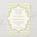 Search for zigzag wedding invitations Yellow