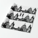 Search for skyline wrapping paper Vintage