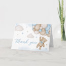 Search for bear thank you cards Blue