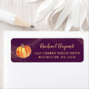 Search for pumpkin birthday return address labels Thanksgiving