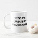 Search for worlds greatest grandpa mugs Grandfather