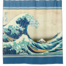 Search for famous art shower curtains Hokusai